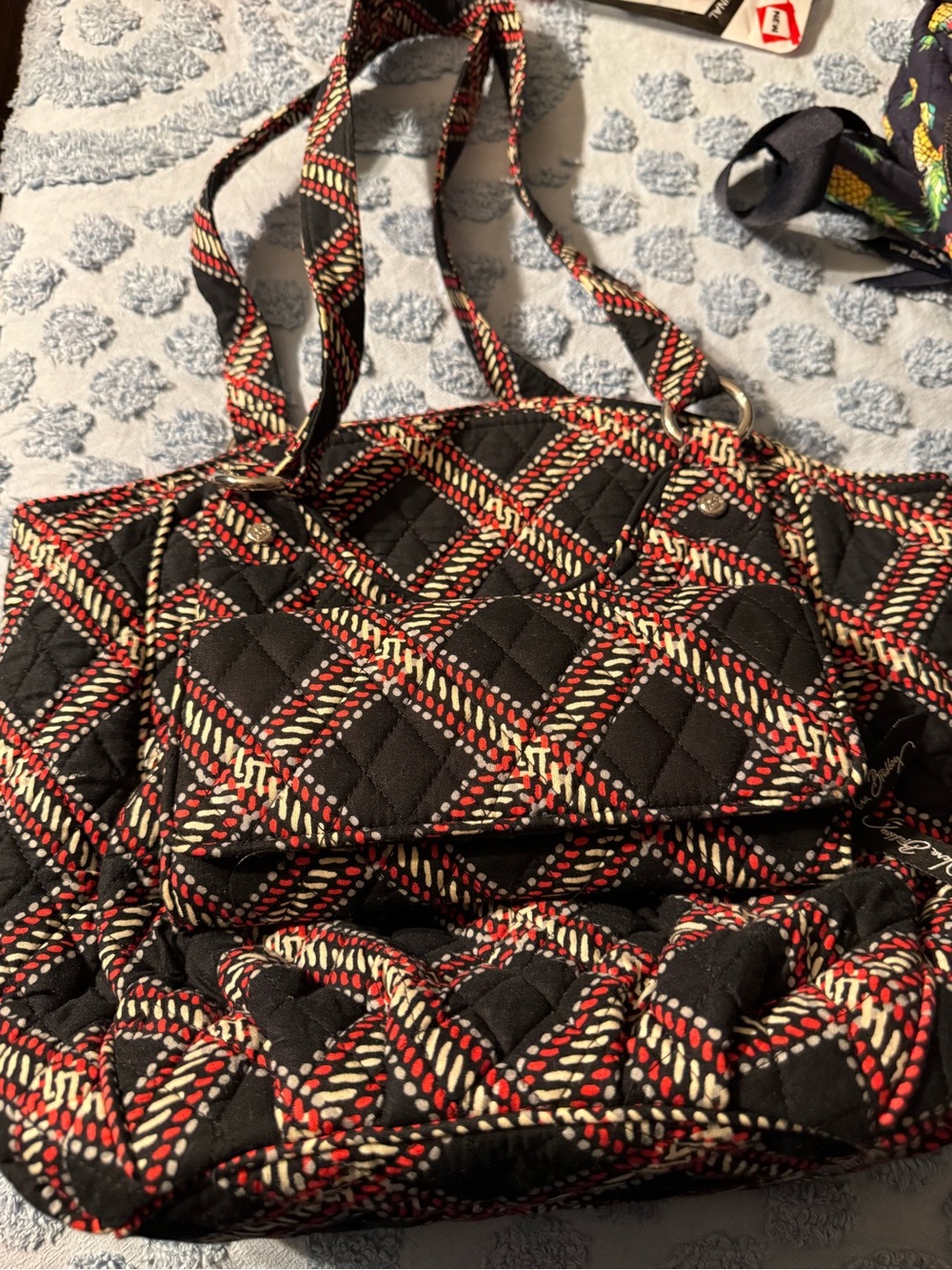 Retired VB Pattern Minsk Plaid Glenna & Wallet Set